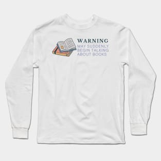 Book Addict Behavior Long Sleeve T-Shirt